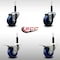 Service Caster 3'' SS Solid Poly Swivel 3/4'' Expanding Stem Caster Set 2 Total Lock Brakes, 4PK SCC-SSEXTTL20S314-SPUS-2-S-2-34 - alternate 5